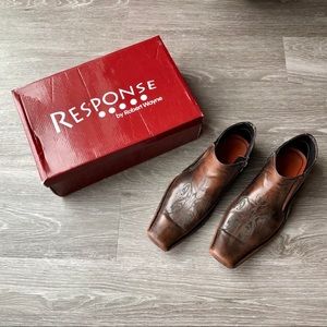 Robert Wayne - R-Cay Brown Leather Chukka Boots